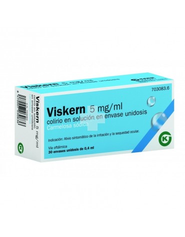 Viskern 5 mg/ml Colirio en Solución en envases monodosis