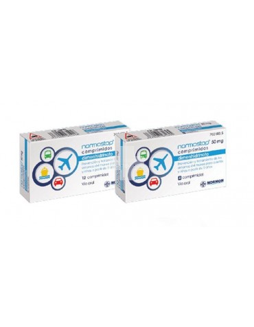 Normostop 50 mg Comprimidos - 12 Comprimidos (Blister Al-Al (Poliamida/Al/Pvc-Al)