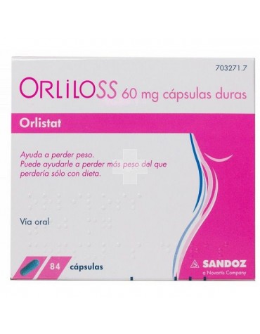 Orliloss 60 mg Capsulas Duras - 84 Cápsulas (Pvc-Pvdc/Al)