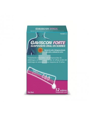 Gaviscon Forte Suspensión Oral En Sobres - 12 Sobres