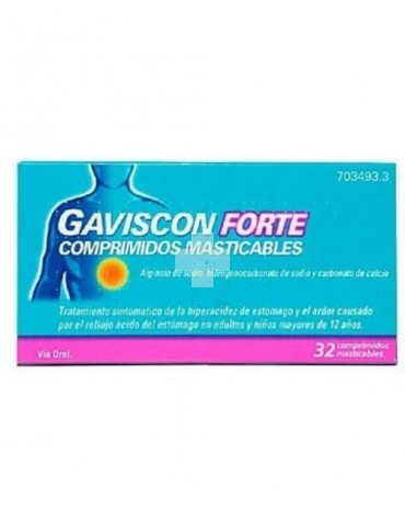 Gaviscon Forte Comprimidos Masticables - 32 Comprimidos