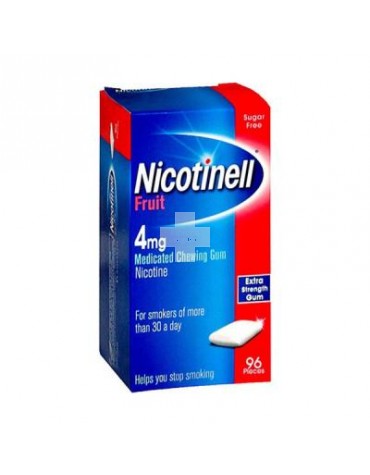 Nicotinell Fruit 4 mg Chicle Medicamentoso - 96 Chicles