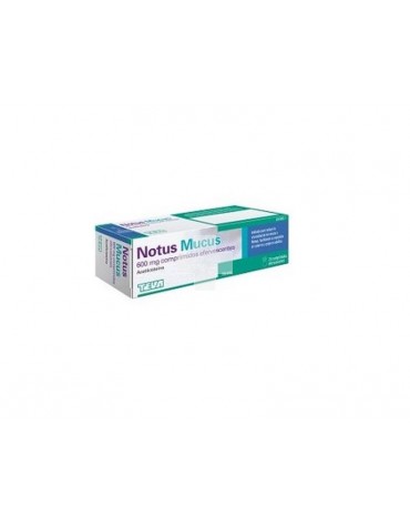 Notus Mucus 600 mg Comprimidos Efervencentes Sabor Limon - 10 Comprimidos