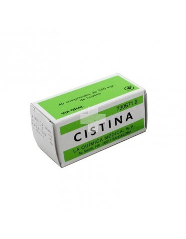 Cistina 250 mg Comprimidos - 40 Comprimidos