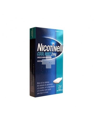 Nicotinell Cool Mint 2 mg Chicle Medicamentoso - 24 Chicles