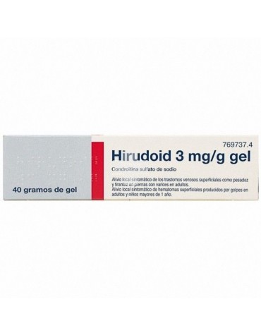 Hirudoid 3 mg/G gel - 1 Tubo De 40 g
