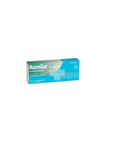 ROMILAR 15 mg COMPRIMIDOS, 20 comprimidos