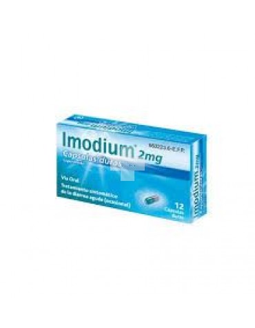 IMODIUM 2 mg 12 CAPSULAS DURAS