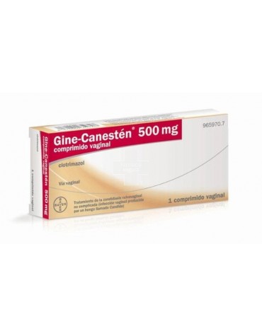 Gine-Canesten 500 mg Comprimido Vaginal - 1 Comprimido