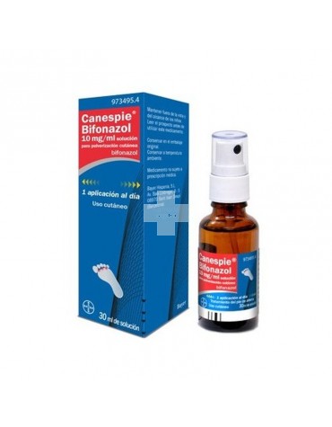 Canespie Bifonazol 10mg/ml Solución Para Pulverización Cutanea 30ml.