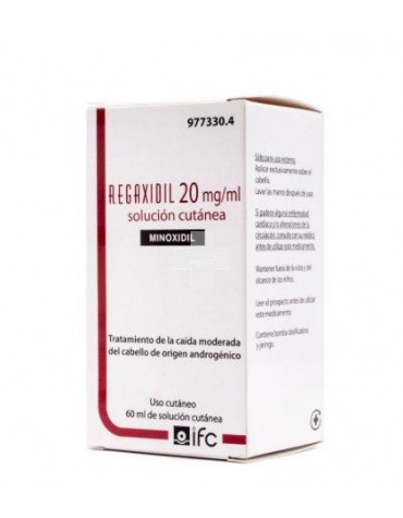 Regaxidil 20 mg/ml solución cutánea 60 ml