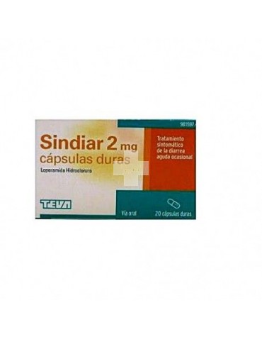 SINDIAR 2 mg 20 CAPSULAS DURAS