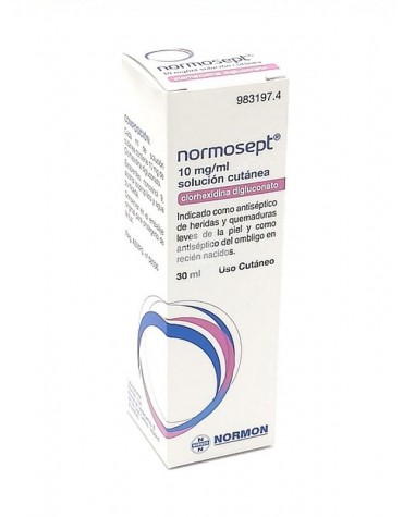 NORMOSEPT 10 mg/ ml SOLUCION CUTANEA , 1 frasco de 30 ml