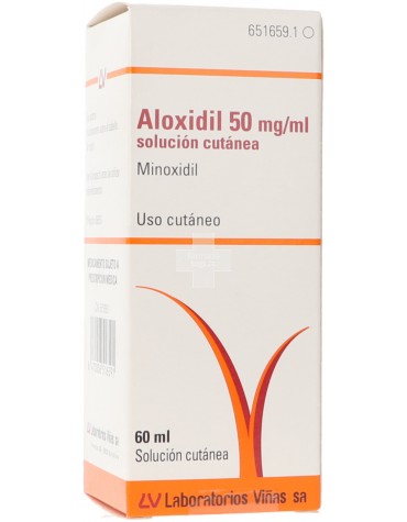 Aloxidil 50 mg /ml Solución Cutánea - 1 Frasco De 60 ml
