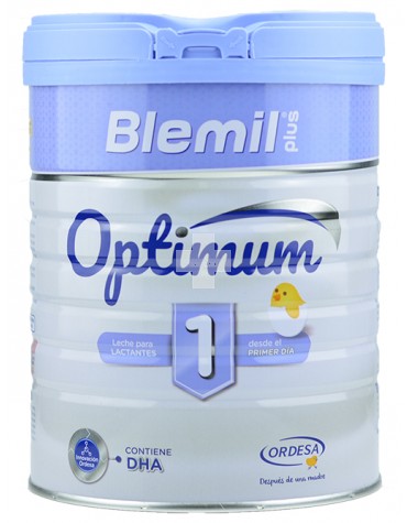 Blemil Plus 1 Optimum 800 leche para favorecer el desarrollo inmunológico y digestivo del bebé