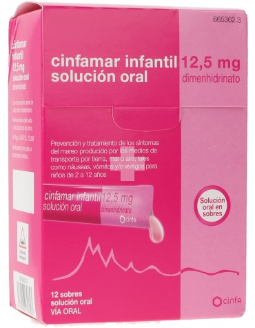Cinfamar Infantil 12,5 mg Solución Oral