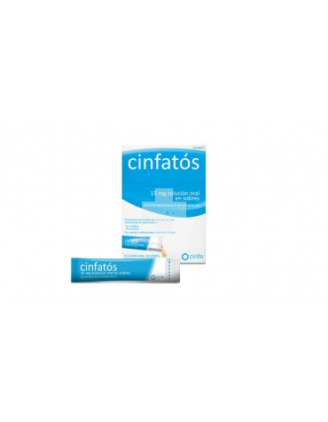 Cinfatos 15 mg Solución Oral En Sobres - 18 Sobres
