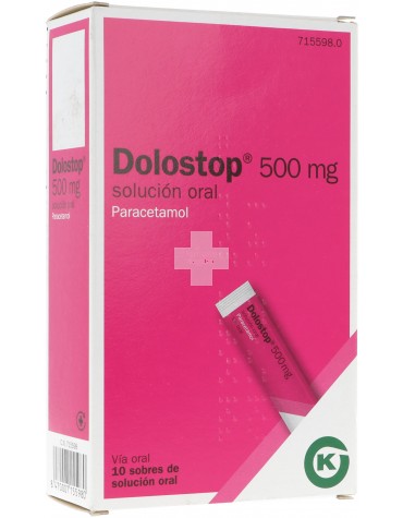 Dolostop 500 mg Solución Oral - 10 Sobres