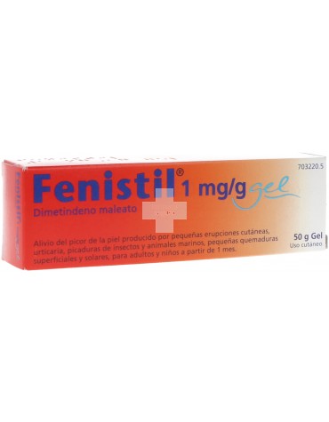 Fenistil 1 mg/g gel , 1 tubo de 50 g