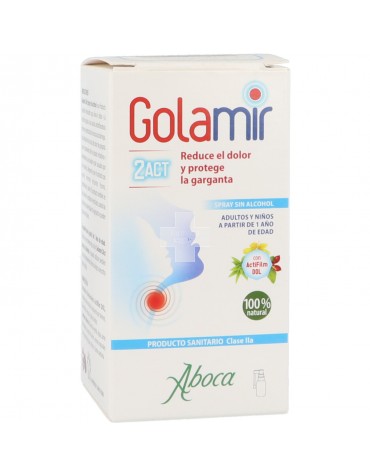 Golamir 2ACT Spray Reduce el Dolor de Garganta 30 ml