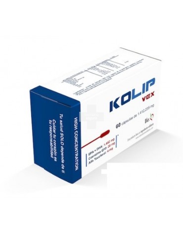 Kolip Vex 60 cápsulas, eficacia, seguridad y protección en la hipertrigliceridemia