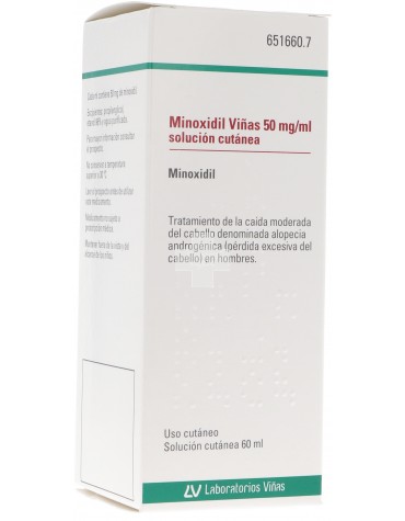 Minoxidil Viñas 50 mg /ml Solución Cutánea - 1 Frasco De 60 ml