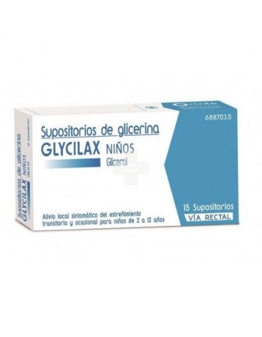 Glycilax Niños Supositorios - 15 Supositorios