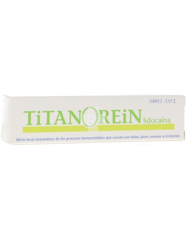 Titanorein Lidocaina Crema Rectal - 1 Tubo De 20 g