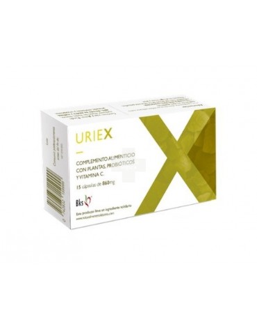 Uriex 15 cápsulas, cuidando las infecciones urinarias, naturalmente
