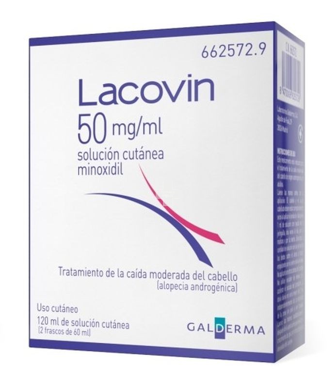 Lacovin 50 mg /ml Solución Cutánea - 2 Frascos De 60 ml
