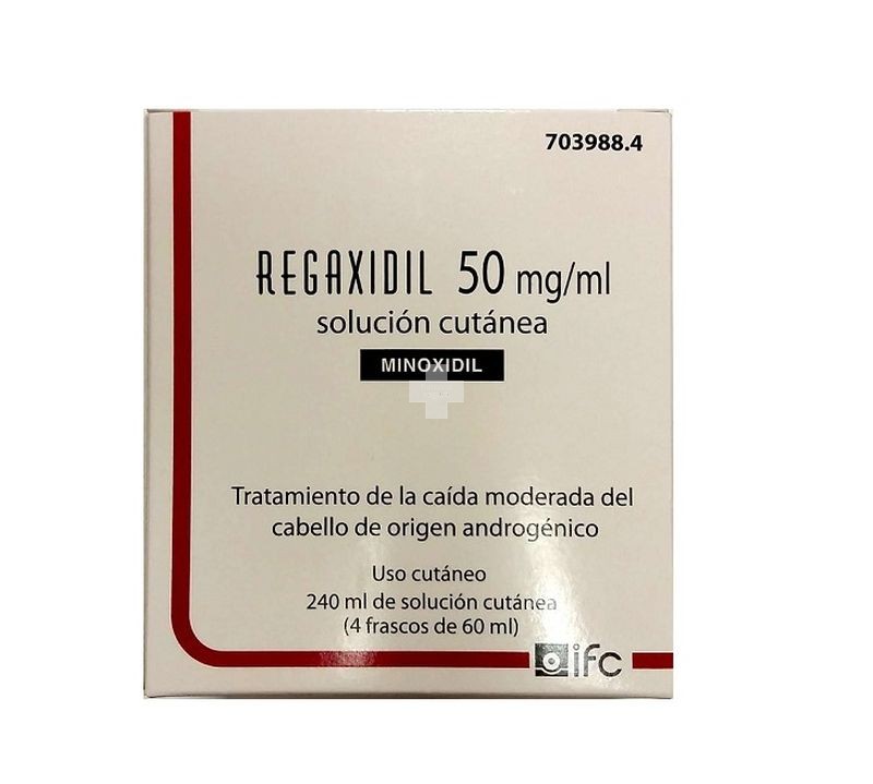 Regaxidil 50 mg /ml Solución Cutanea - 4 Frascos De 60 ml