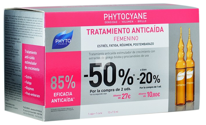 Phyto Phytocyane Tratamiento Anticaída Femenino