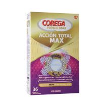 Tabletas Limpiadoras para Prótesis Corega Acción Total Max