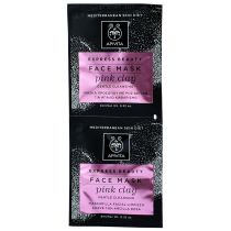 Apivita Mascarilla Facial Arcilla Rosa