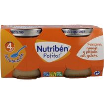 Nutribén Potito Manzana, Naranja, Plátano y Galletas