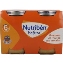 Nutribén Potito Macedonia de Frutas con Cereales