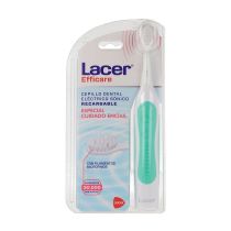 Lacer Efficare Cepillo Eléctrico Cuidado Encías Verde