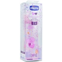 Edición Limitada Chicco Biberón Benessere Rosa +2 meses