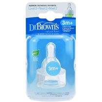 Dr Brown´s Tetinas Boca Estrecha Nivel 2
