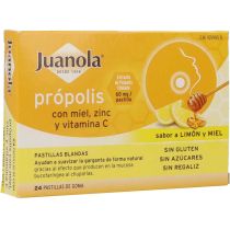 Juanola Pastillas Blandas de Própolis con Miel, Zinc y Vitamina C