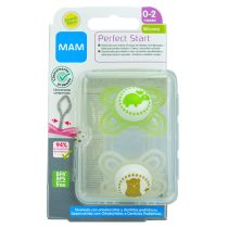 Mam Chupetes Perfect Start Verde/Transparente