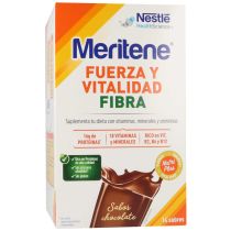 Meritene Fuerza y Vitalidad Fibra Sabor Chocolate 14 Sobres