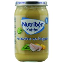 Nutriben Potito Verduritas Lenguado 6 Meses