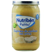 Nutribén Potito Suprema de meluza con arroz