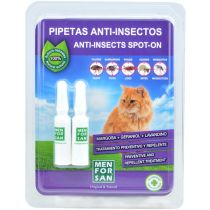 Menforsan Pipetas Anti-insectos para Gatos