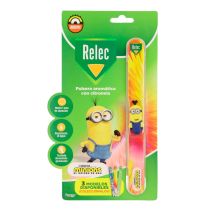 Relec Pulsera Antimosquitos Infantil Minions Rosa