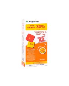Arkovital Vitamina C 1000 mg + Zinc 20 Comprimidos + 20 de Regalo