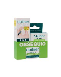 Pincel 2 En 1 Antihongos y fortalecedor de uñas Nailner
