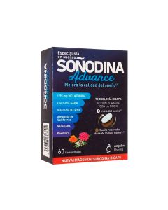 Soñodina Advance Melatonina Bicapa Sueño 60 Comprimidos