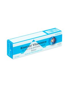 Rinocusi vitamínico 12. 500 ui/g pomada nasal  1 tubo de 10 g